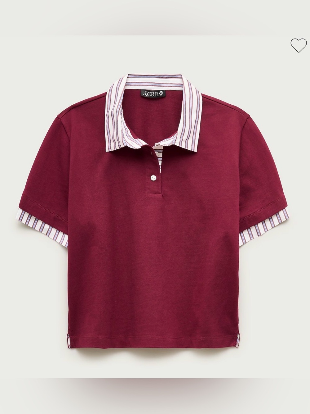 J. Crew Layered Polo Shirt - NWT - Size Small
